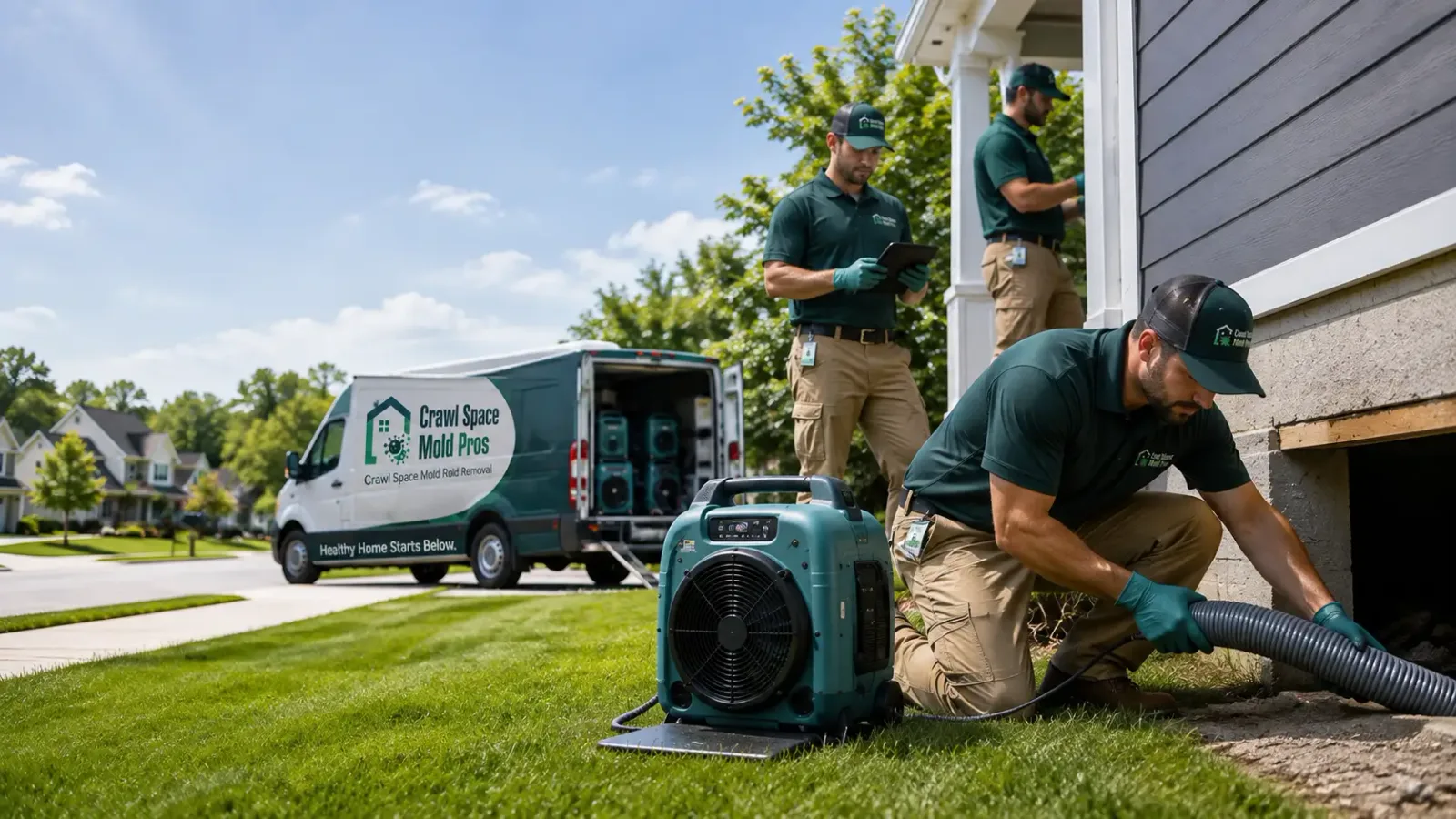 Crawl Space Mold Removal in Buffalo Lake, MN